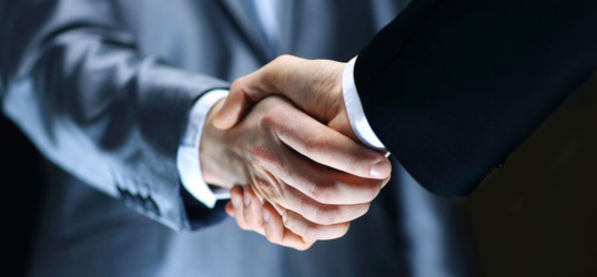 stretta di mano