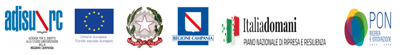 foto con loghi di Adisurc, Unione Europea, Governo Italiano, Regione Campania, Italia domani, PON