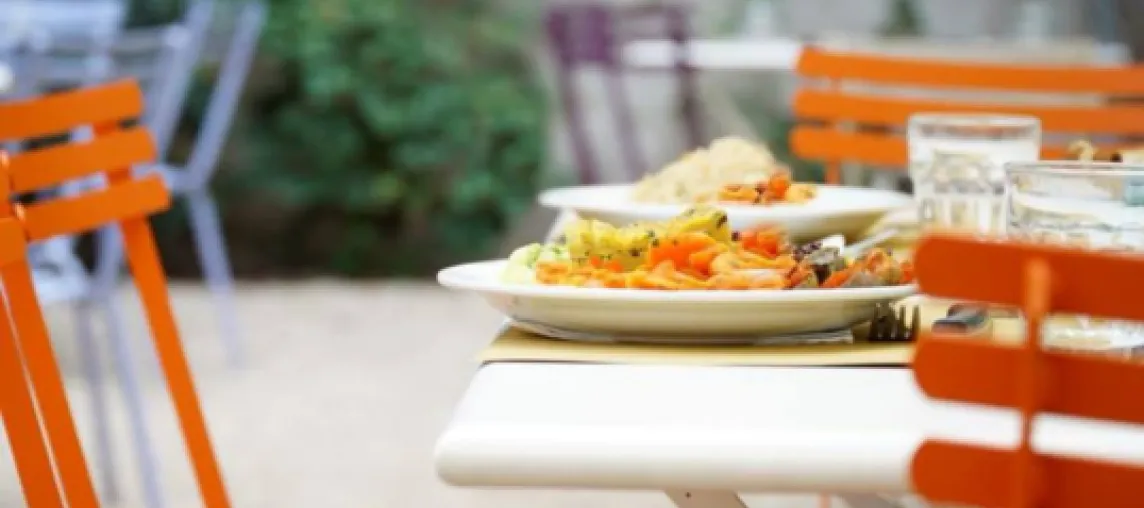 ristorante all'aperto