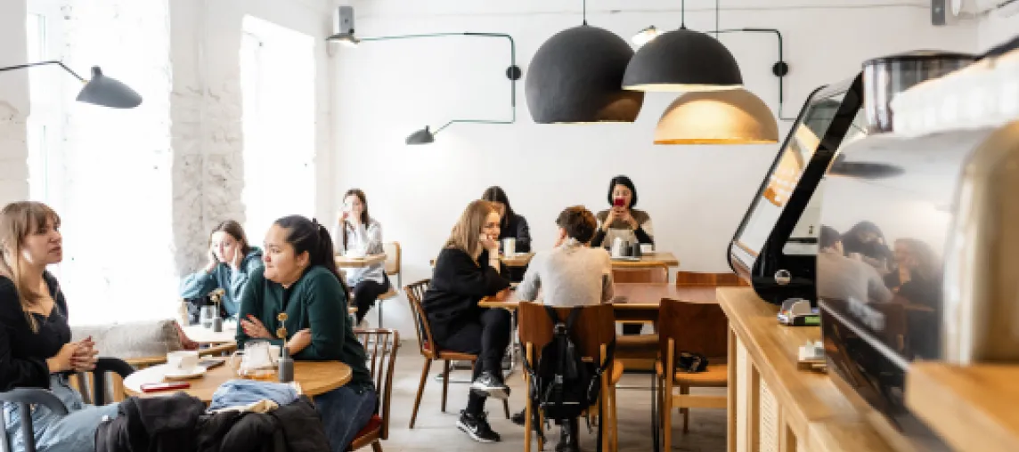immagine di caffetteria
